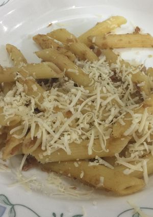 Foto resep Penne Spicy Tuna Aglio Olio