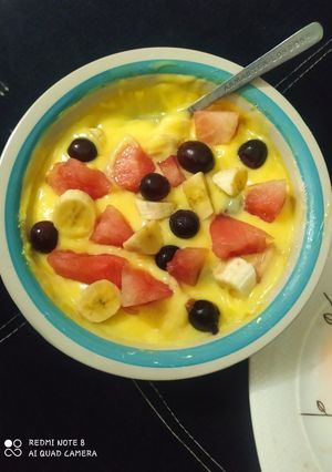 A picture of Fruity custard.