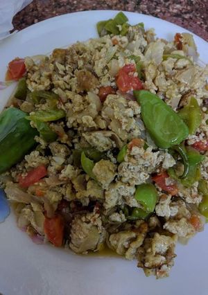 A picture of Chinese scrambled eggs.