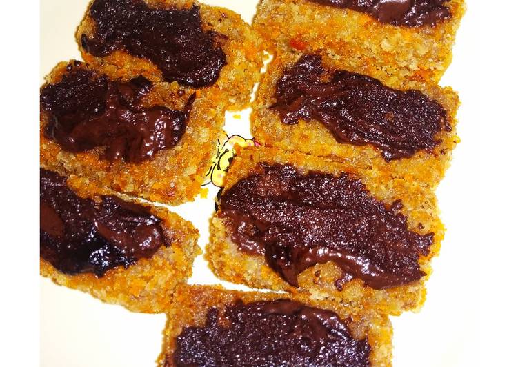 Nugget Pisang Topping Coklat