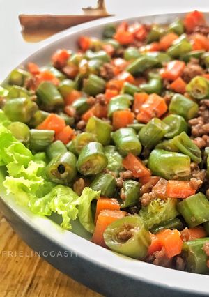 Foto resep Tumis wortel buncis daging sapi