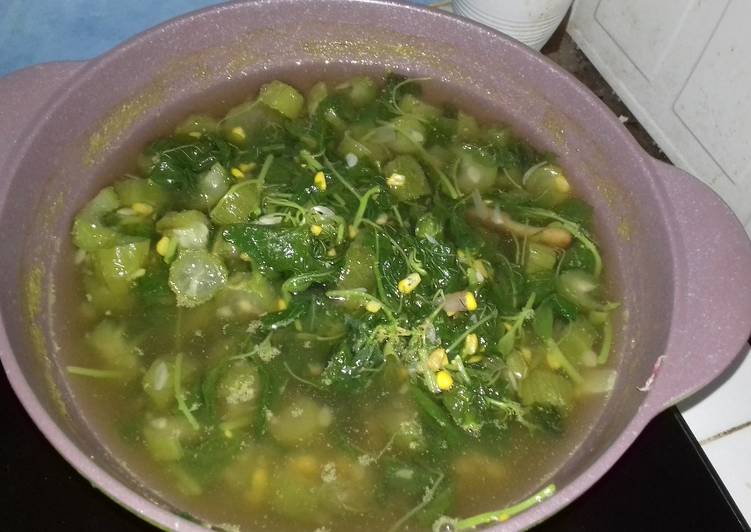 Sayur menir bayam oyong