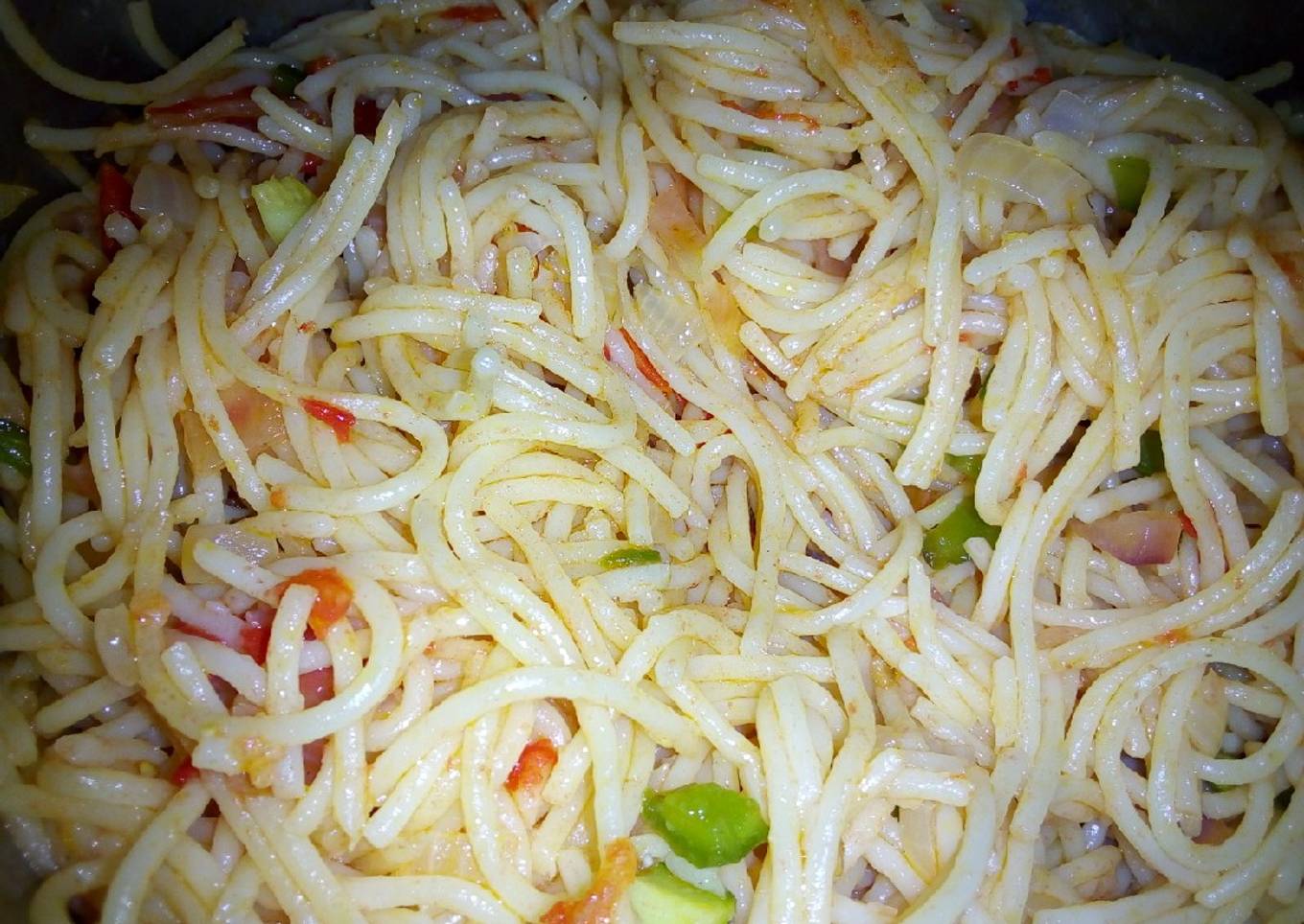 Fried spaghetti #AuthorMarathon