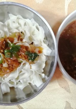 油蔥酥乾麵 的食譜成品照片
