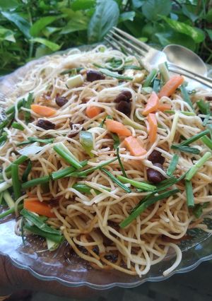 এগ মাটন চাউমিন (egg mutton chow mein recipe in Bengali) রেসিপির প্রধান ছবি