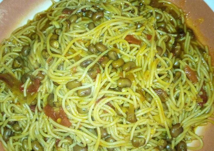 Jallop Spagetti wit beans