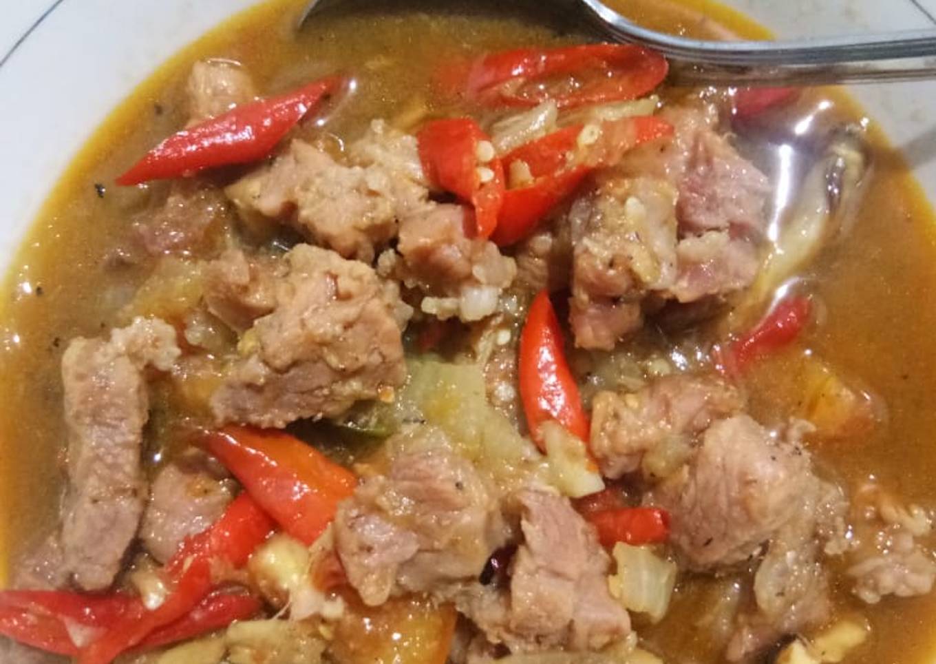 Daging Cincang Pedas