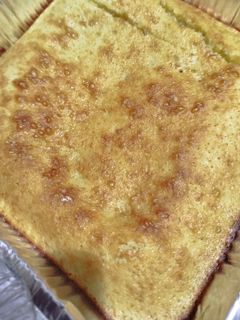 صورة لوصفة كيكة الحليب الساخن