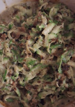 A picture of Keto Pasta with Cheese.