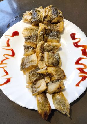 A picture of Fried Yellow Grouper.