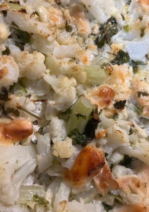 A picture of Cauliflower cheese.