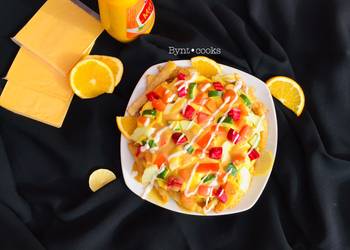 Easiest Way to Recipe Perfect Cheese sauce loaded fries