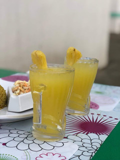 A picture of Orange&pineapple Lemonade.
