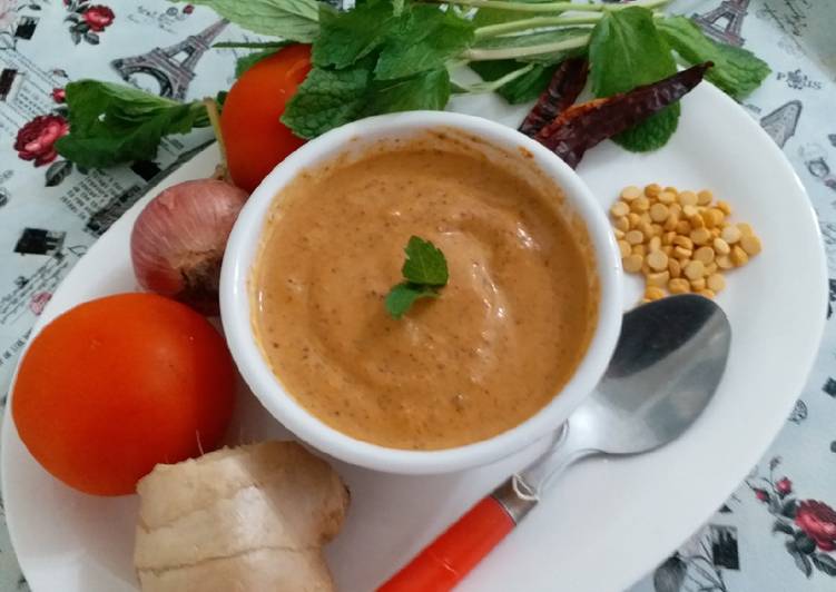 Step-by-Step Guide to Make Favorite Tomato onion chatney