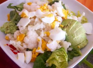 Una foto de Ensalada divertida