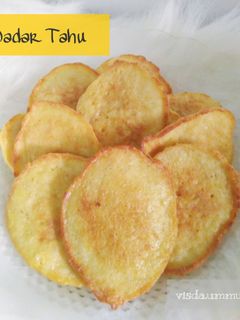 Foto resep Dadar Tahu, Cemilan Sehat Untuk Anak