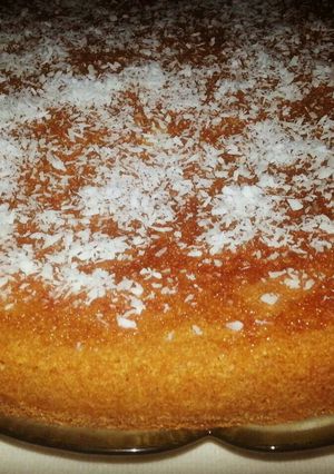 صورة لوصفة بسبوسة خفيفة ع طريقتي