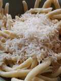 Maccheroni al ferreto al toque de ajo y guindilla