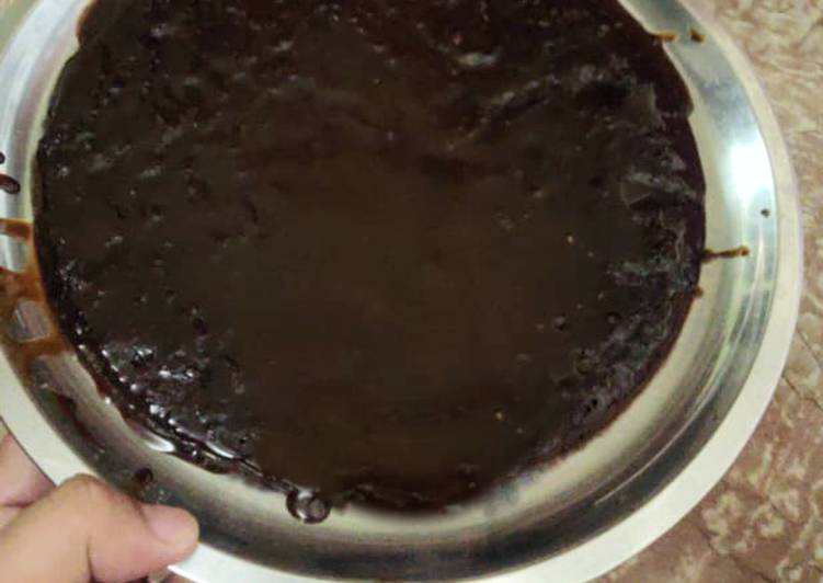 CHOCOLATE PAN CAKE (no oven)