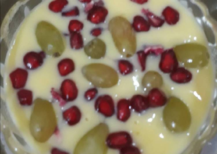 Recipe of Homemade Kheer Fruit Custard