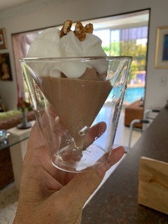 Una foto de Helado de chocolate keto