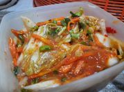 Gambar kimchi sawi putih ala indonesia