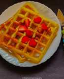 Strawberry Cream Cheese Waffle