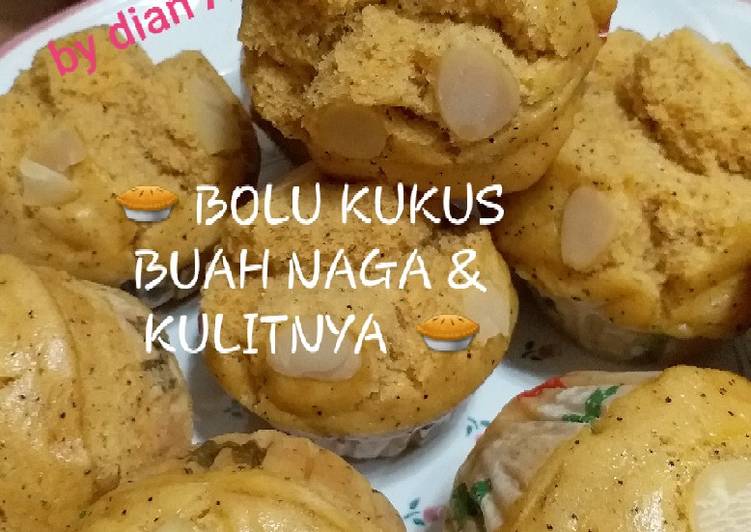 Bolu Kukus Buah Naga & Kulitnya🥧