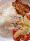H264. Tuna Wortel Kukus dan Tumis Labu Siam Tomat (14 month+)