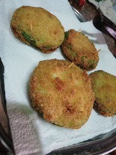 Una foto de Milanesas de zapallito