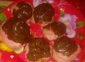 Una foto de Copitos de macarrons con dulce de leche sin gluten