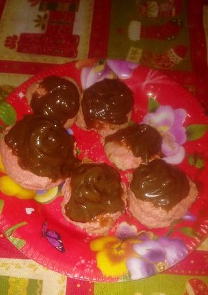 Una foto de Copitos de macarrons con dulce de leche sin gluten