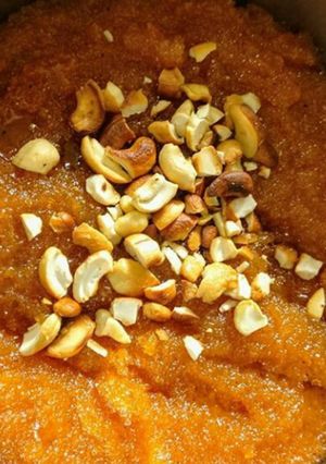 A picture of Pumpkin halwa.