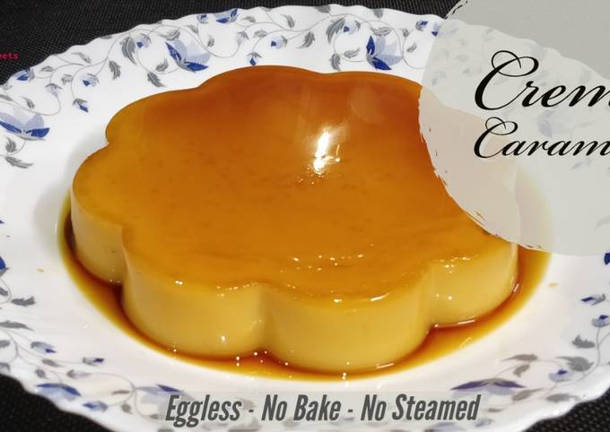 Eggless Creme Caramel Pudding