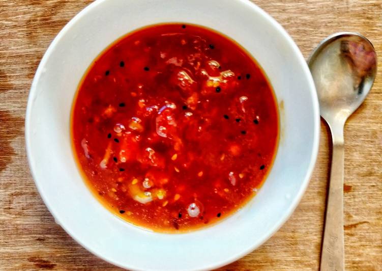 Step-by-Step Guide to Make Any-night-of-the-week Tomato dates Chutney