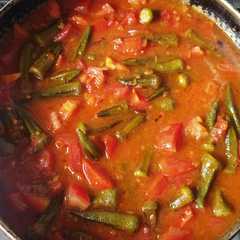 خوراک بامیه-レシピのメイン写真