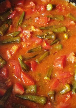 عکسی از دستور خوراک بامیه