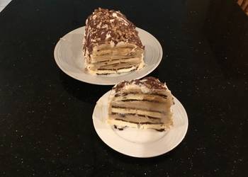 Update, Making Recipe Mocha Chip Ice Cream Sandwich Layer Cake Yummy