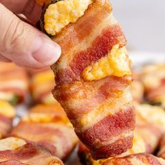 A picture of Bacon Wrapped Jalapeno Poppers.