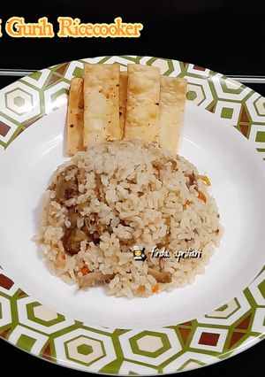 Foto resep Nasi Gurih Ricecooker