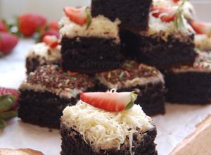 Foto resep Eggless Milo Cake with milo buttercream frosting