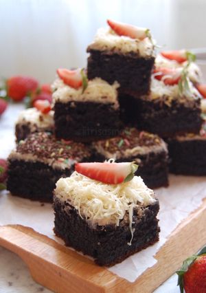 Foto resep Eggless Milo Cake with milo buttercream frosting