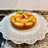 Pastel con plátano caramelizado