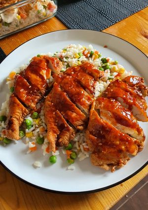 Párizsi csirkemell édes-csípős szósszal 🫒 recept fotója