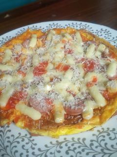 Foto resep Pizza Roti Telor Teflon Sederhana