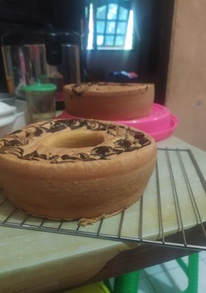 Foto resep Marmer cake simple lembut pakai oven tangkring