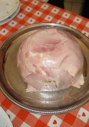 Foto di Timballo di riso al prosciutto cotto e funghi