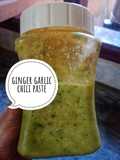 Ginger garlic chili paste