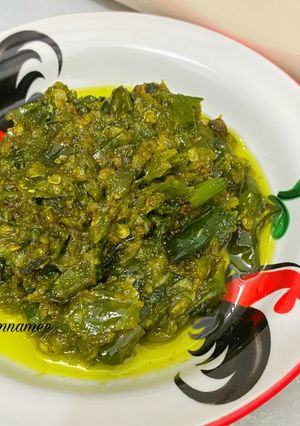 Foto resep Sambal ijo ayam penyet / ayam geprek