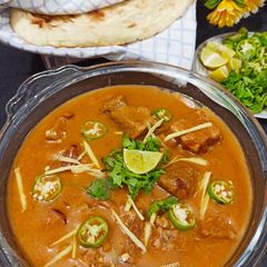 A picture of BEEF NIHARI with NAN.